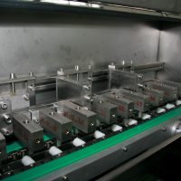 水射流输送机带有几个2轴位置可调的数控机加工喷嘴块
